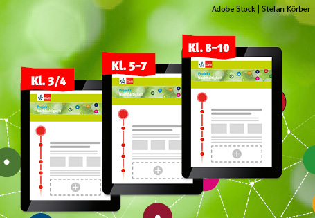 Projekt_Nachhaltigkeit_eCourse_Ernst-Klett-Verlag Die kostenlosen eCourses zum Thema Nachhaltigkeit des Ernst Klett Verlags bieten ein multimedialen Zugang zu dem vielfältigen Thema.