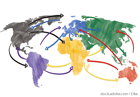 Medientipp: Die Globalisierung am Beispiel digitaler Weltkarten veranschaulichen