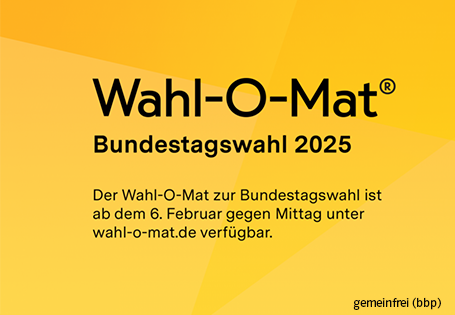 Der Wahl-o-Mat hilft bei der eigenen Meinungsbildung im Vorfeld von Bundestagswahlen oder anderen Wahlen.