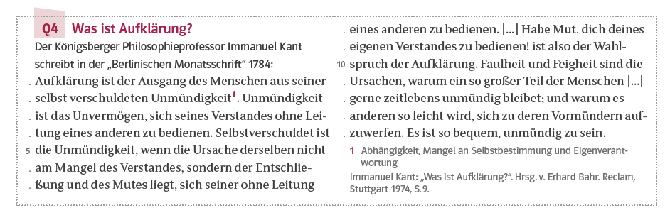 weiße Schrift auf schwarzem Grund
