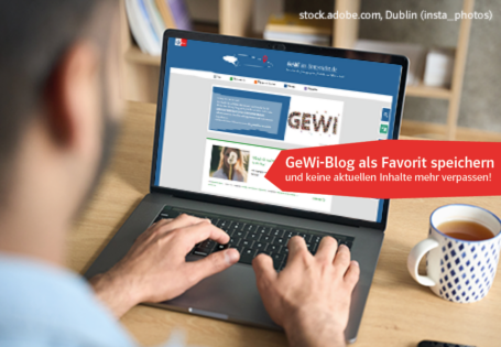 Nie wieder Unterrichtsimpulse suchen: Gewi-Blog als Favorit speichern