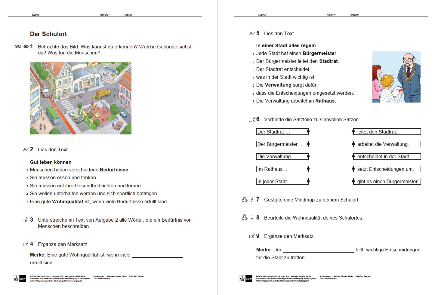 Screenshot aus Starke Seiten Politik 5/6, Kopiervorlagen Fördern